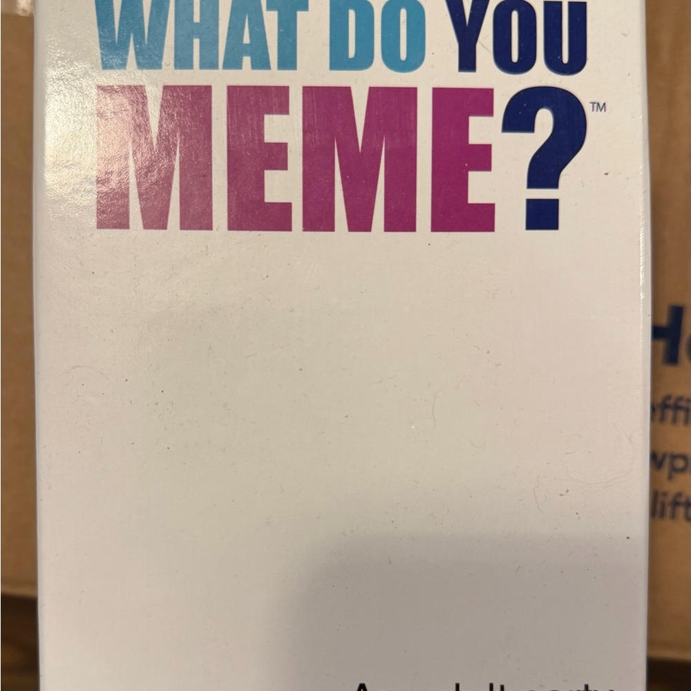 What Do You Meme? Card Game